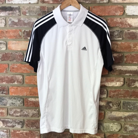 adidas Other - Adidas Clima365 White & Black Short Sleeve Top